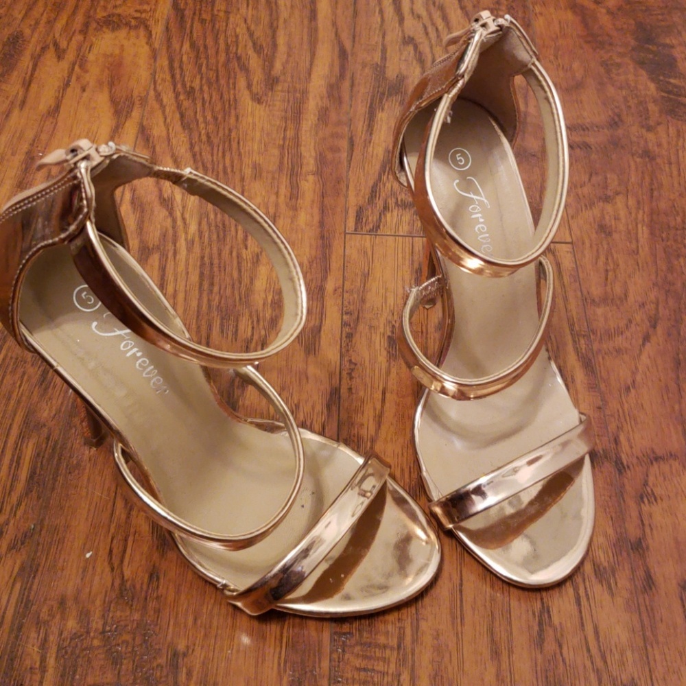 Rose Gold heels